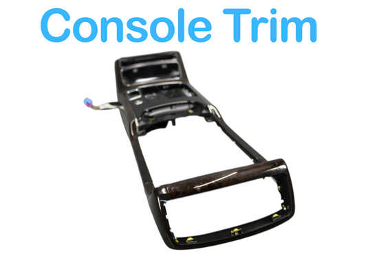 11-18 Audi A8 Quattro S8 Central Console Trim Bezel Wood Black 4H1864348A OEM