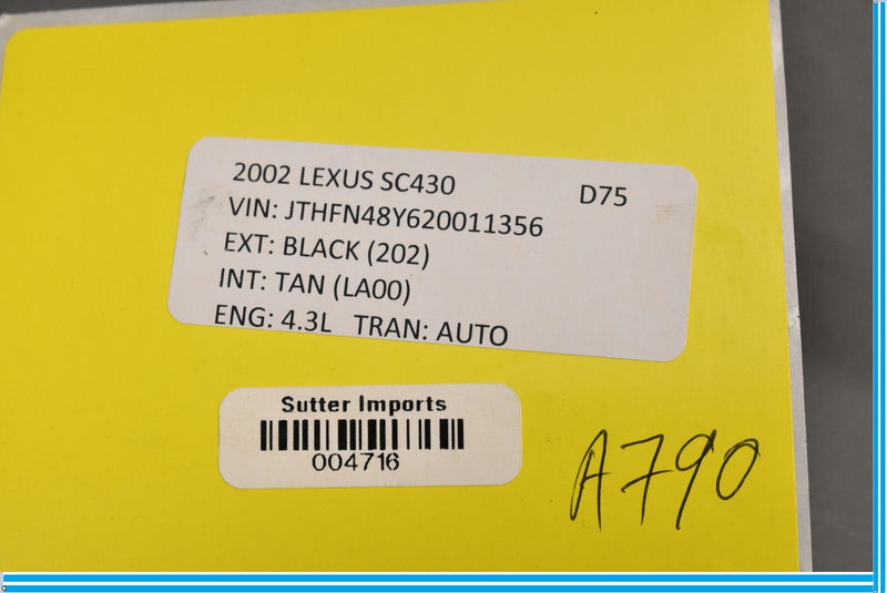 Load image into Gallery viewer, 02-10 Lexus SC430 Front Right Passenger Side Upper Mark Levinson Tweeter Oem
