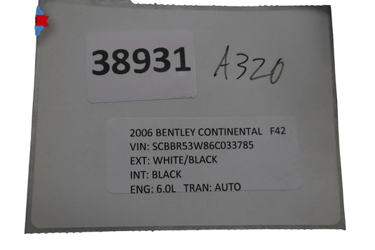06-12 Bentley Continental Flying Spur Vacuum Container Reservoir Tank Oem
