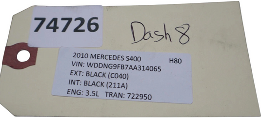 07-13 Mercedes S400 S550 S450 Dash Dashboard Lower Knee Panel Cover Black Oem