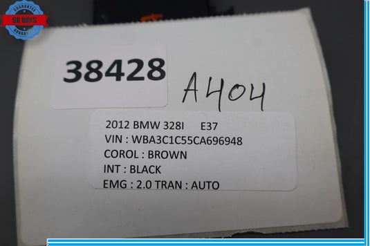 12-15 BMW F30 328i 320i Radio Stereo Trap Antenna Amplifier Diversity Module Oem