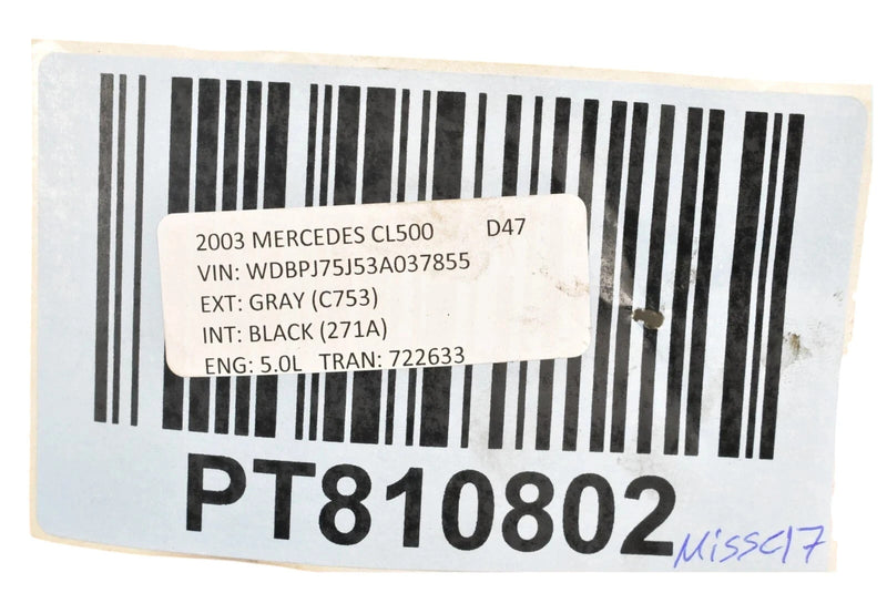 Load image into Gallery viewer, 00-06 Mercedes CL500 CL600 W215 Fuel Injection Rail W/ Injectors A1130700595 Oem

