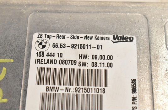 09-15 BMW 750Li 750i F01 F02 Rear View Camera Control Module Unit 9215011 Oem