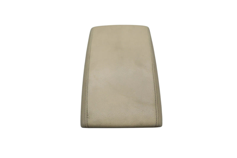 Load image into Gallery viewer, 12-18 Audi A7 Center Console Armrest Arm Rest Pad Cover Leather Beige OEM

