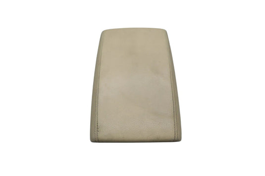 12-18 Audi A7 Center Console Armrest Arm Rest Pad Cover Leather Beige OEM