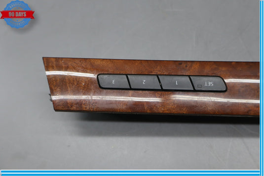 11-17 Volkswagen Touareg Front Left Driver Side Door Trim Panel Wood Oem