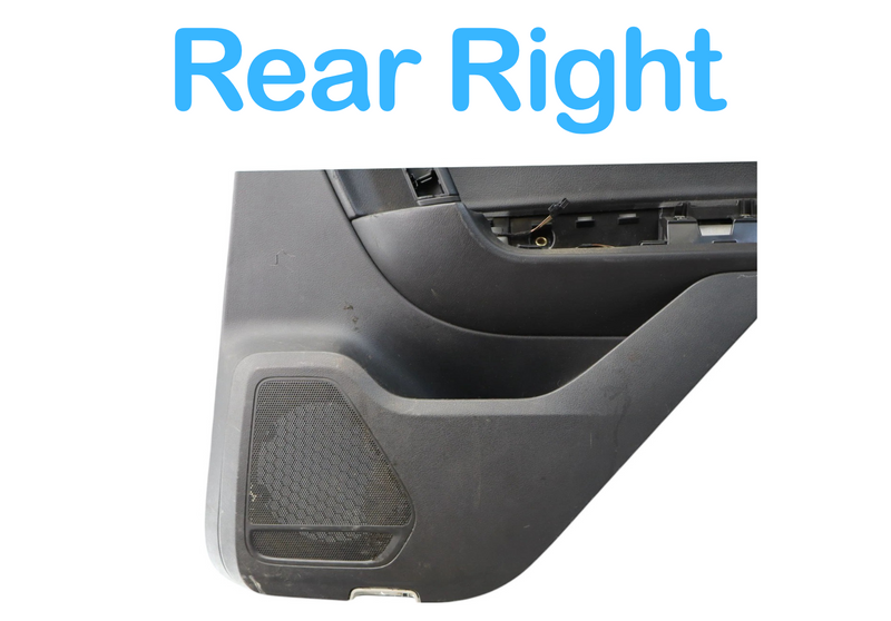 Load image into Gallery viewer, 11-14 Volkswagen VW Touareg Rear Right Passenger Interior Door Panel Black Oem

