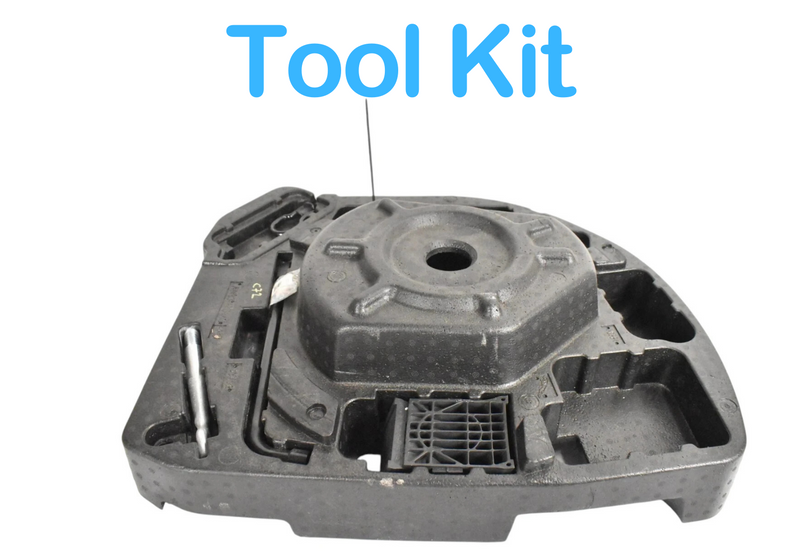 Load image into Gallery viewer, 10-15 Jaguar XJ XJL Trunk Spare Tire Emergency Foam Holder w/ Tool Kit OEM

