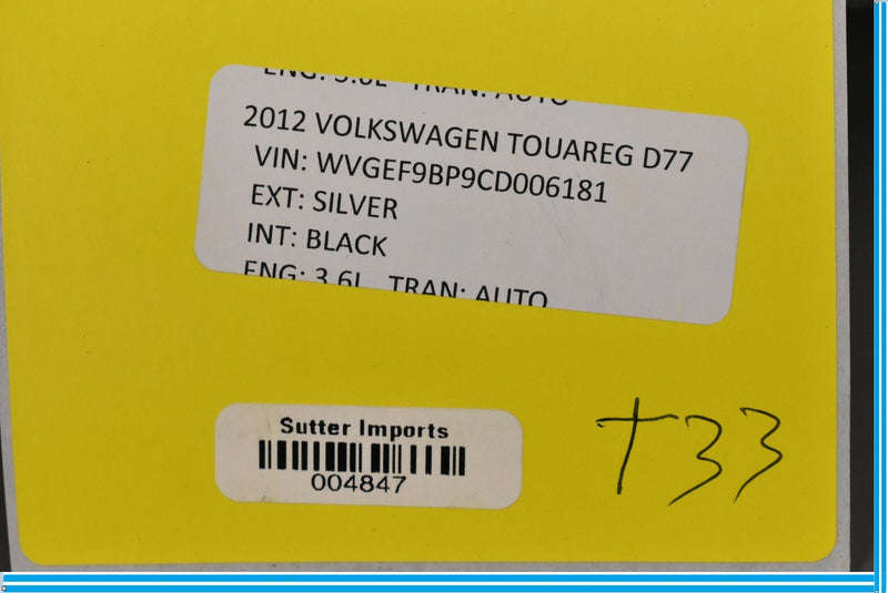Load image into Gallery viewer, 11-17 Volkswagen VW Touareg Rear Left Side C Pillar Quarter Cover Trim Panel Oem

