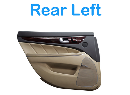 11-13 Hyundai Equus SIG Rear Left Driver Side Interior Door Trim Panel Oem