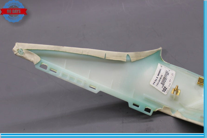 Load image into Gallery viewer, 12-16 Tesla Model S Rear Right Passenger Side Right C-Pillar Upper Trim Oem
