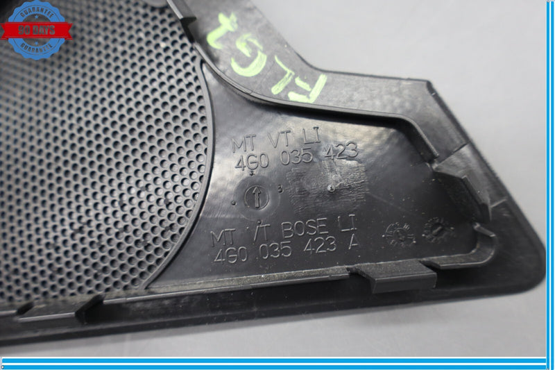 Load image into Gallery viewer, 12-18 Audi A6 Front Left Side Door Speaker Grille Cover Black 4G0035423 Oem
