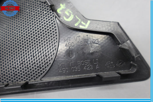 12-18 Audi A6 Front Left Side Door Speaker Grille Cover Black 4G0035423 Oem