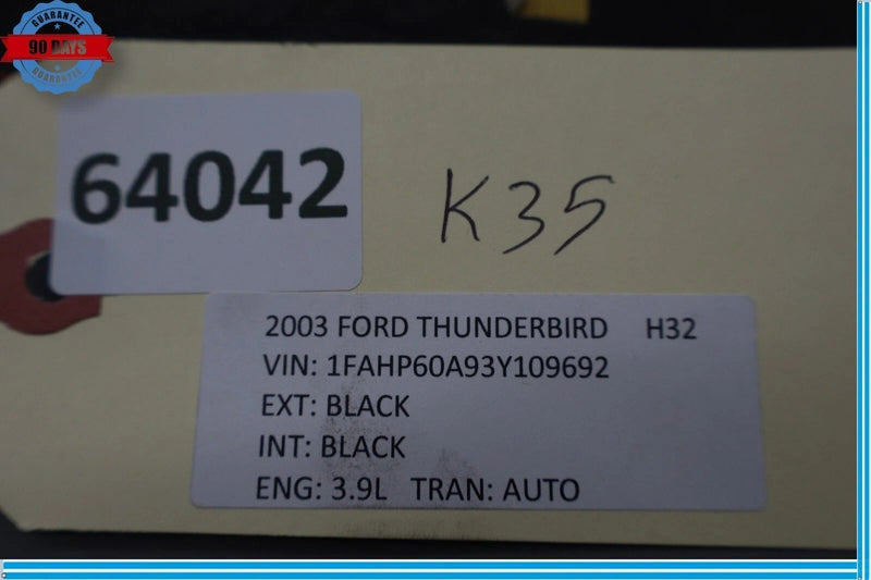 Load image into Gallery viewer, 02-05 Ford Thunderbird Front Left Driver Side Kick Panel Trim Cover Black OEM
