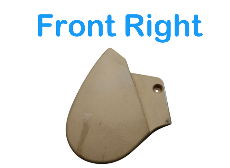 Load image into Gallery viewer, 03-13 Maserati Quattroporte Front Right Passenger Seat Inner Trim Cover Oem
