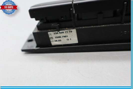 03-08 Mercedes R230 SL500 Center Console Blank Filler 2308207710 Oem