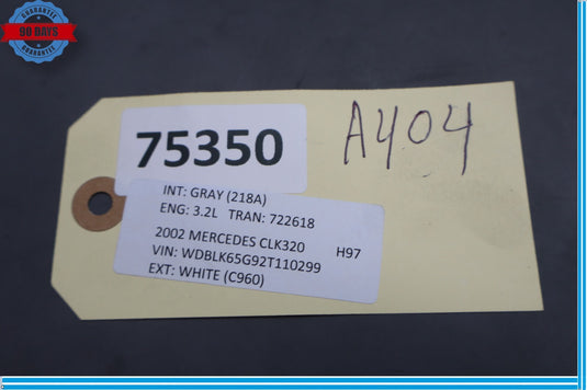 98-03 Mercedes W208 CLK320 CLK430 Right Side Door Sound Audio Speaker Oem