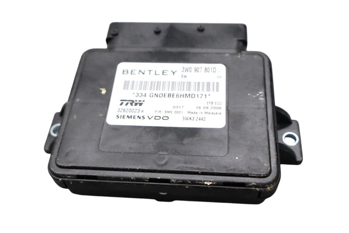 03-12 Bentley Continental GT Electronic Parking Brake Control Module Oem