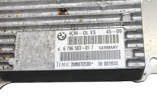 09-13 BMW 535i 550i GT Integrated Chassis Control Module ICM 6796503017 Oem