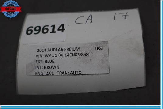 09-17 Audi A6 Quattro Rear Right Passenger Side Suspension Control Arm Oem