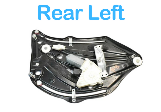 11-17 Mercedes W207 E550 E350 Rear Left Driver Side Window Regulator W/Motor Oem