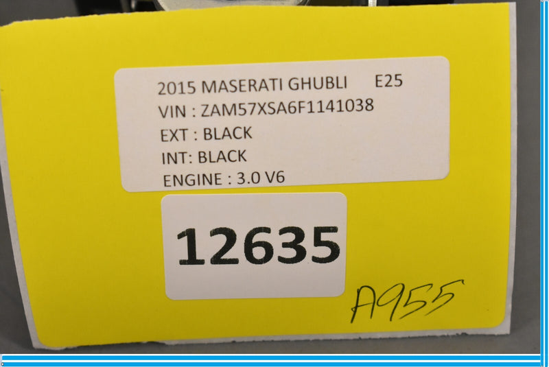 Load image into Gallery viewer, 14-19 Maserati Ghibli Rear 2nd Row Center Middle Seat Belt Retractor Oem
