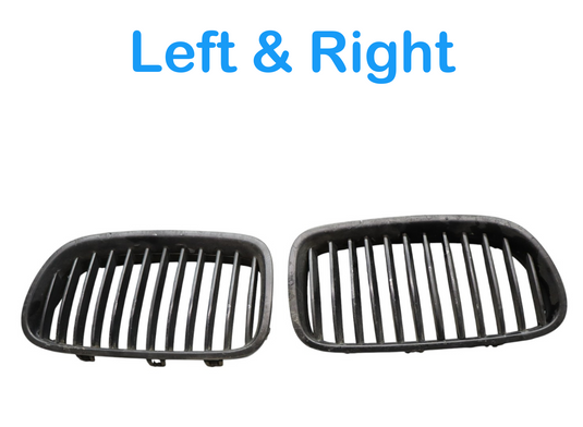 11-13 BMW 528i 535i 550i xDrive Front Left And Right Side Bumper Grill Oem