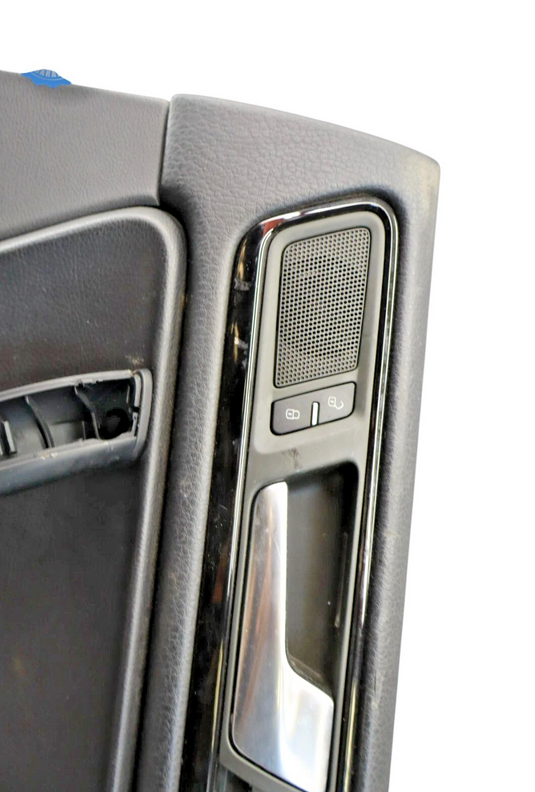 11-14 Volkswagen VW Touareg Rear Right Passenger Interior Door Panel Black Oem