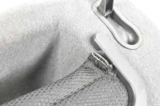 04-13 Maserati Quattroporte Rear Right Trunk Access Carpet Cover Trim Black OEM