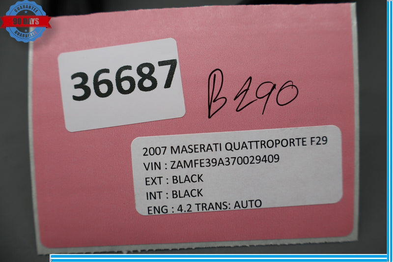 Load image into Gallery viewer, 03-12 Maserati Quattroporte M139 Rear Left Side Interior Door Grab Handle Oem
