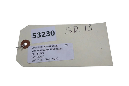 12-17 Audi A7 Quattro Front Left Driver Side Lower Seat Rail Track Frame OEM