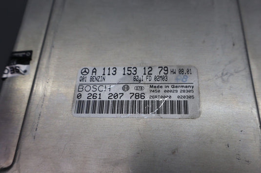 03-06 Mercedes R230 SL500 SL55 AMG Engine Control Module Unit ECM ECU Oem