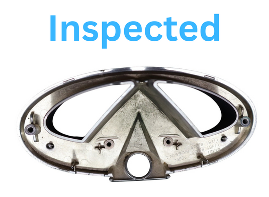 08-15 Infiniti QX56 QX80 Front Bumper Grille Emblem W/o Camera Oem
