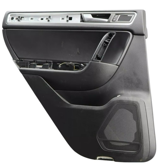 11-14 Volkswagen Touareg Rear Left Driver Side Interior Door Panel 7P6867211 Oem