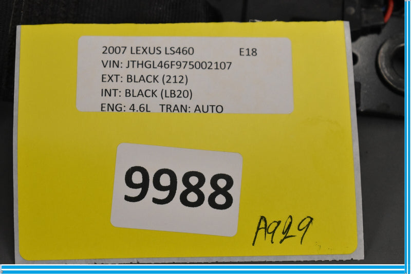 Load image into Gallery viewer, 07-09 Lexus LS460 Front Right Passenger Side Seat Belt Retractor Oem
