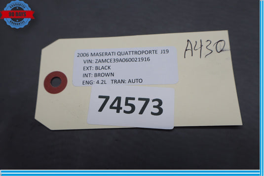 03-08 Maserati Quattroporte Left Driver Side Dash OBD Lower Cover Trim Oem