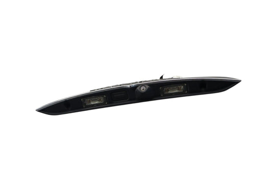 14-17 Maserati Ghibli S Rear Trunk License Plate Light Cover Trim W/ Camera Oem