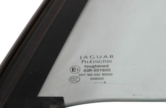 07-15 Jaguar X150 XKR XK Coupe Rear Left Driver Side Quarter Window Glass Oem