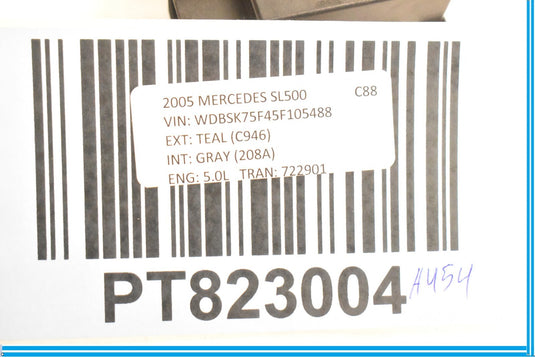 00-11 MERCEDES R230 SL500 SEATBELT SEAT BELT TENSION SENSOR MODULE OEM