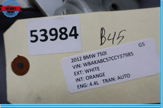 09-15 BMW 750i 740i Right Passenger Side Hood Bonnet Hinge Support Oem