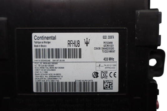 14-17 Maserati Quattroporte M156 Keyless Entry RF Hub Control Module Unit Oem
