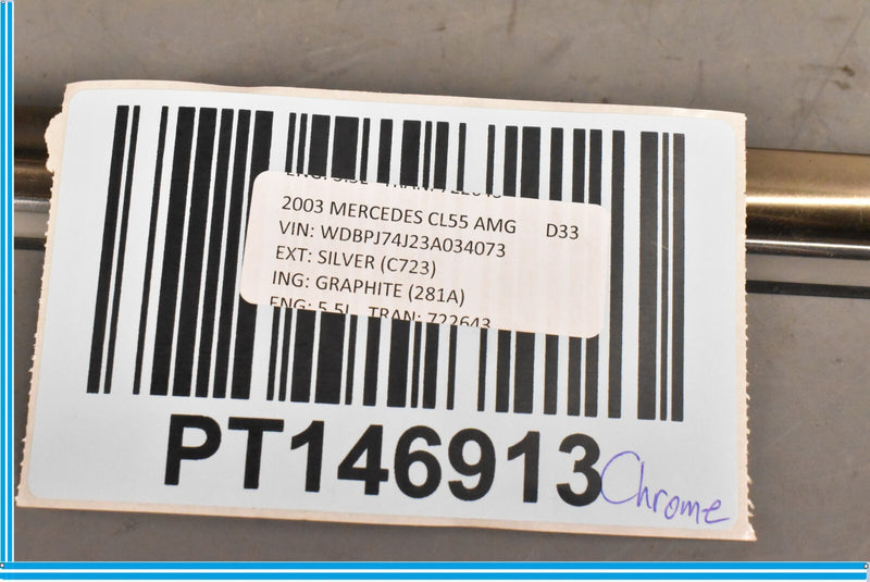 Load image into Gallery viewer, 00-06 Mercedes CL500 CL55 AMG W215 Front Right Door Window Trim Molding Oem
