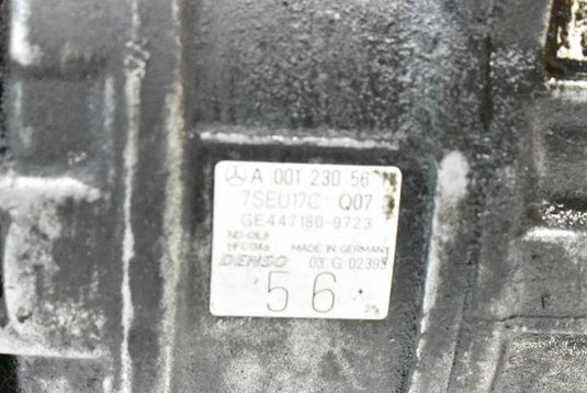 06-09 Mercedes CLK350 C280 C350 A/C AC Air Conditioning Compressor Pump Oem