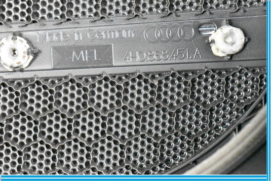 11-17 Audi A8  A8 Quattro Rear Left Side Interior Door Trim Panel Black OEM