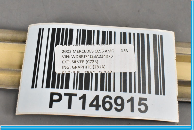 Load image into Gallery viewer, 00-06 Mercedes CL500 CL55 AMG W215 Right Door Molding Trim 2156900862 Oem
