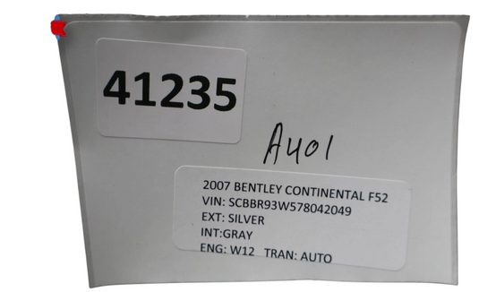 03-18 Bentley Continental Flying Spur GT GTC Headlight Lamp Switch Control Oem