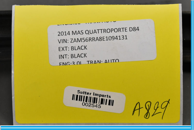 Load image into Gallery viewer, 14-21 Maserati Quattroporte Front Right Passenger Door Opening Weather Strip Oem
