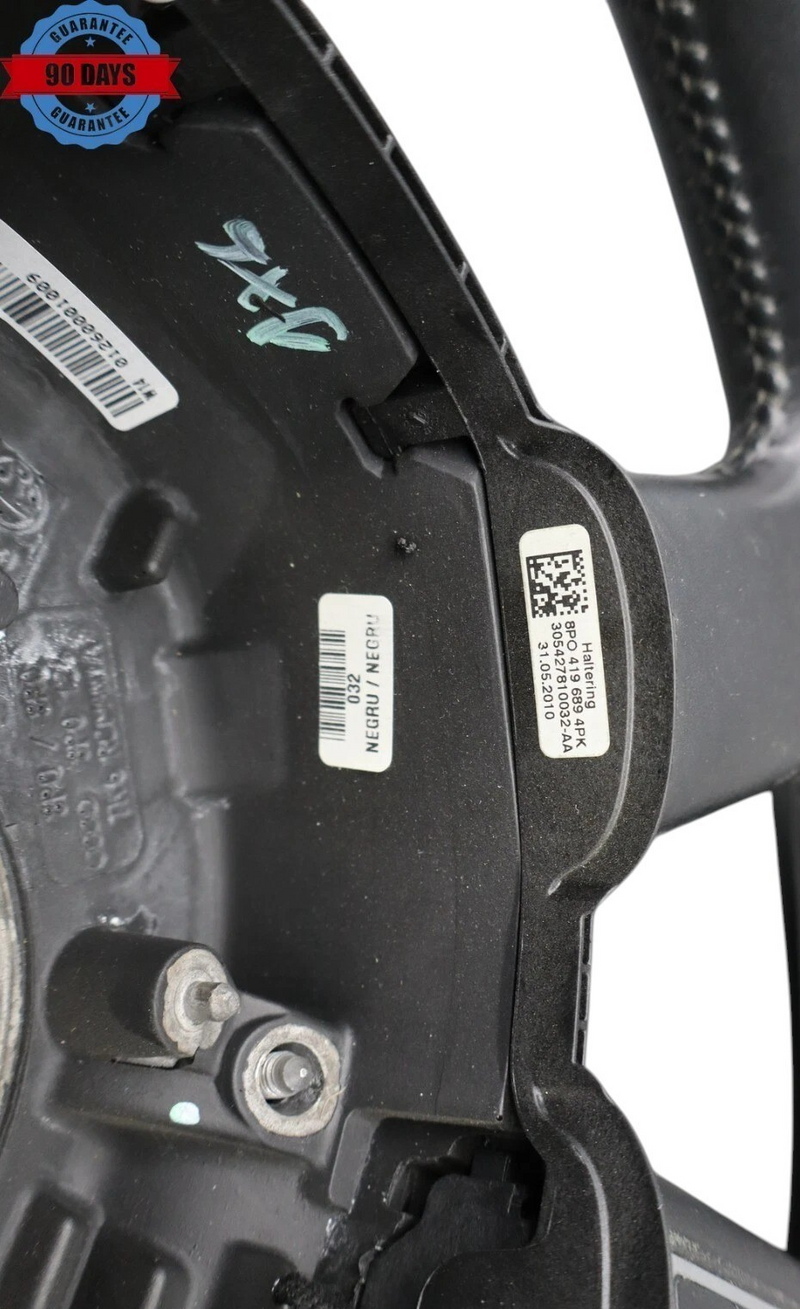 Load image into Gallery viewer, 09-13 Audi A3 4-Spoke Driver Steering Wheel Leather Black 8R0419091 Oem
