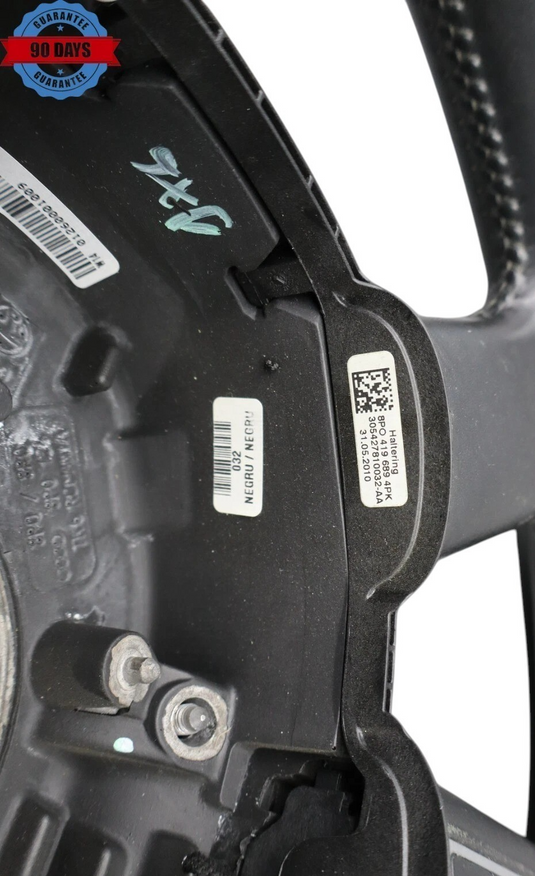 09-13 Audi A3 4-Spoke Driver Steering Wheel Leather Black 8R0419091 Oem