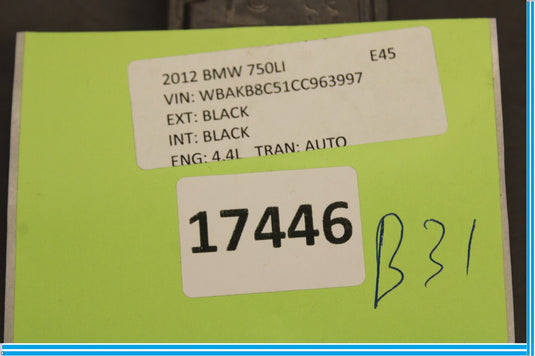 09-12 BMW 750i 750Li F01 F02 USB Hub Antenna Control Unit 9200503 Oem